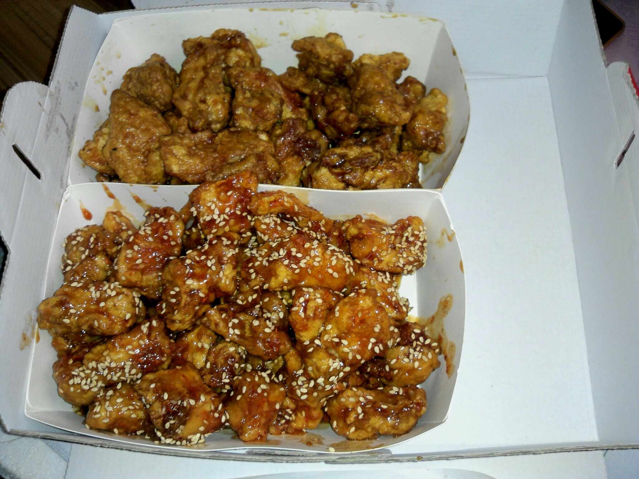 먹고 싶었던 호식이 순살 간장+양념!! - 오픈이슈갤러리 - 인벤 먹고 싶었던 호식이 순살 간장+양념!! - 오픈이슈갤러리 - 인벤