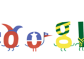 월드컵 경기에 따라 바뀌는 구글 로고